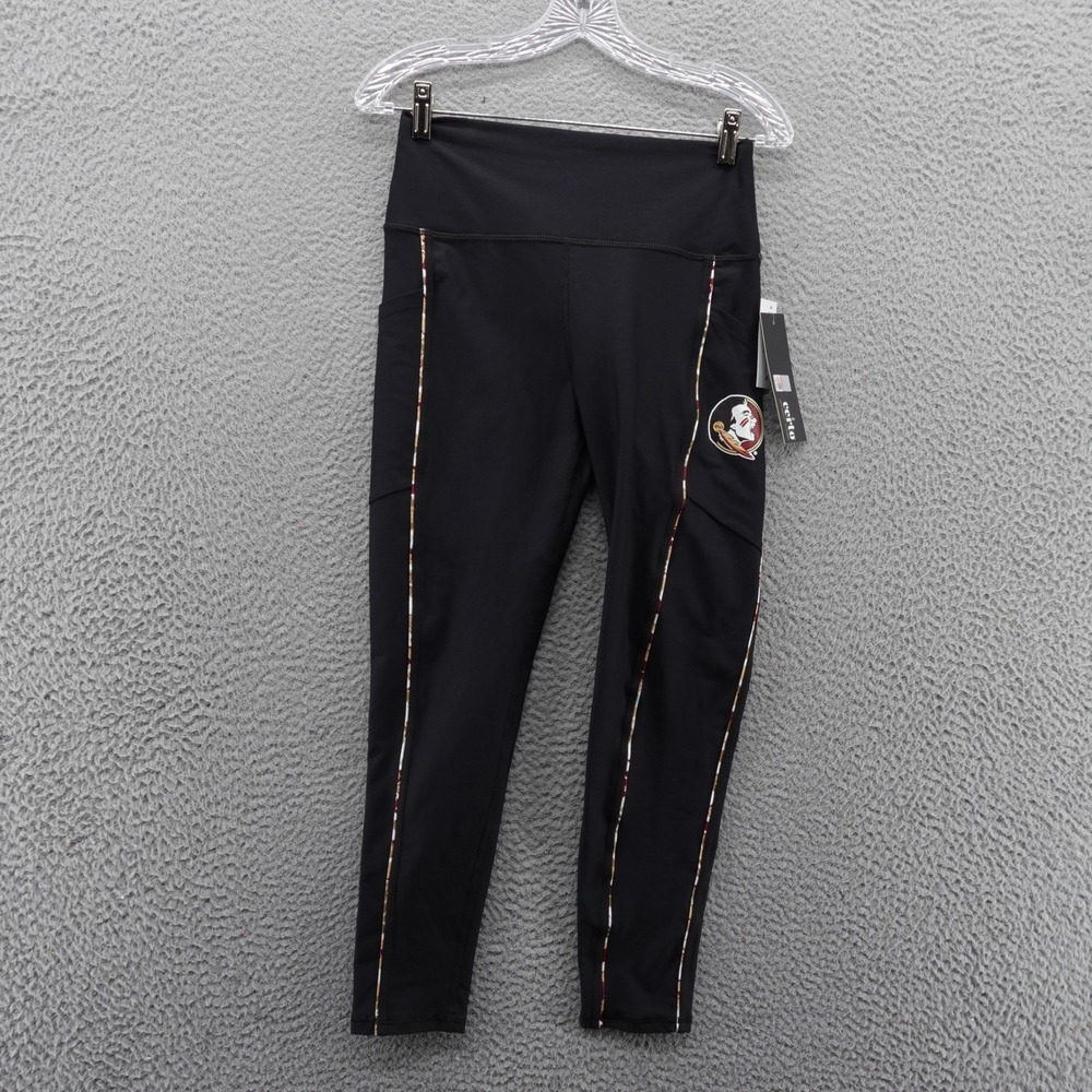 Certo Florida State Seminoles FSU Assembly Leggings Black Womens Large NEW